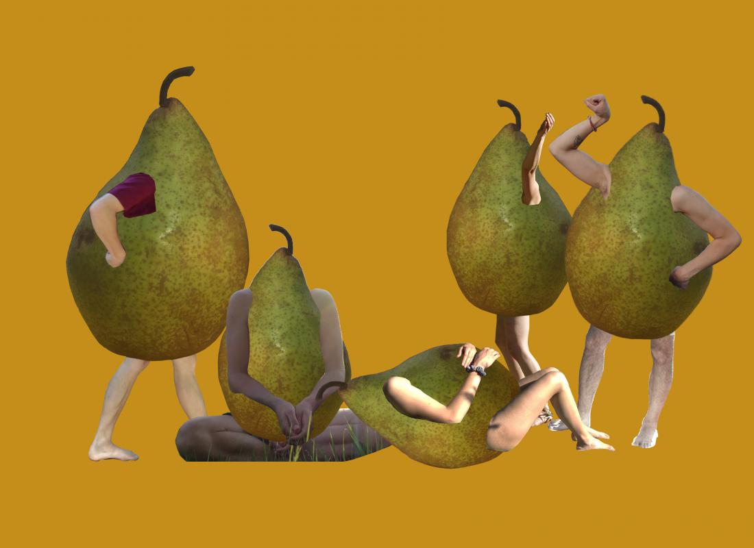 lustige Birnen